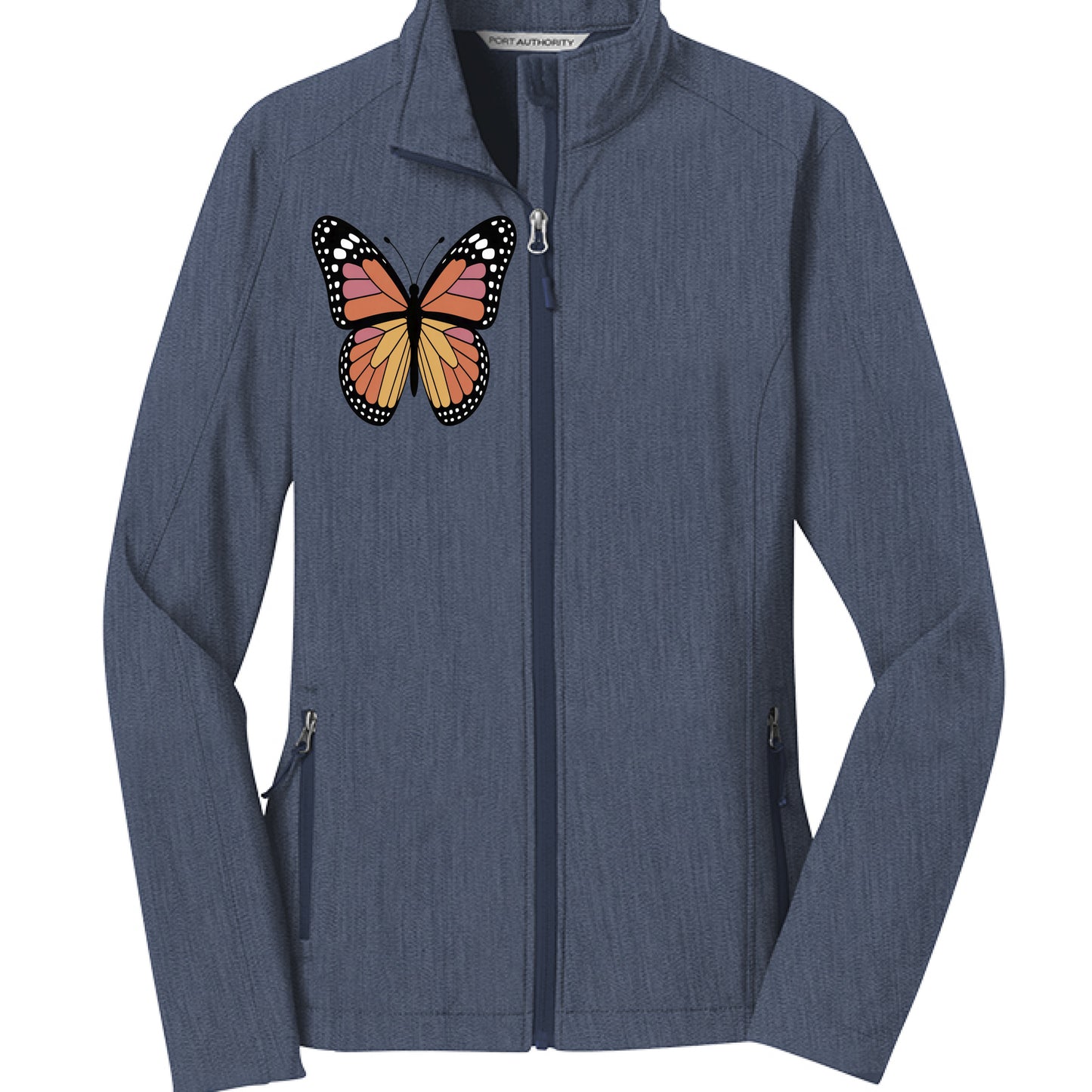 Navy Heather - FRONT
